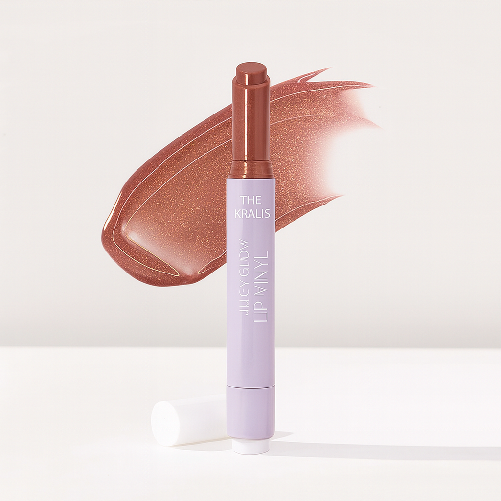 Juicy Glow Lip Vinyl – Rose Glimmer