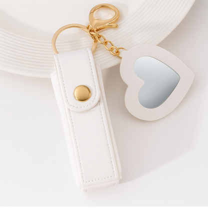 Heart Charm Lip Case Set