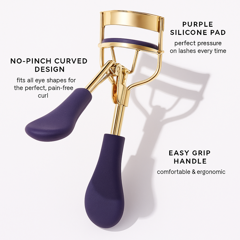 Deluxe No-Pinch Eyelash Curler