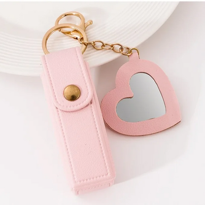 Heart Charm Lip Case Set