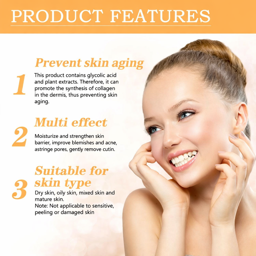 The Kralis™ ClearGlow 7% Glycolic Exfoliating Toner