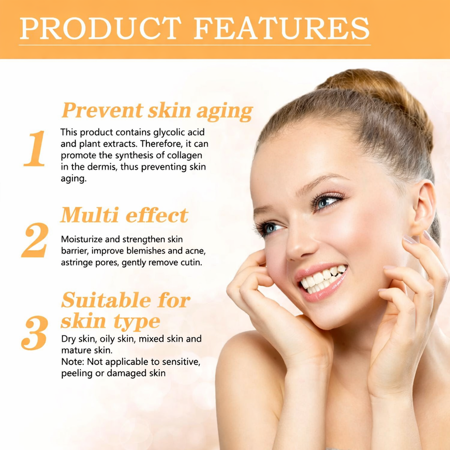 The Kralis™ ClearGlow 7% Glycolic Exfoliating Toner