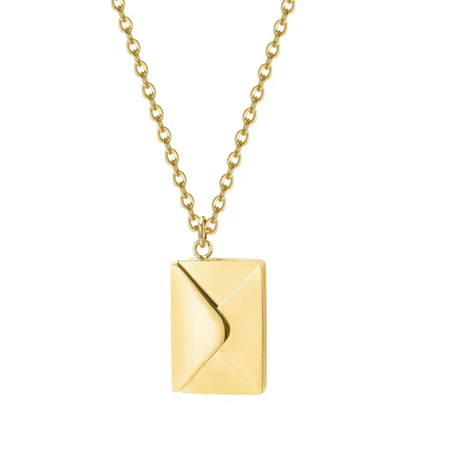 The Kralis™   - ENVELOPE LOVE LETTER PENDANT NECKLACE