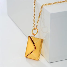 The Kralis™   - ENVELOPE LOVE LETTER PENDANT NECKLACE